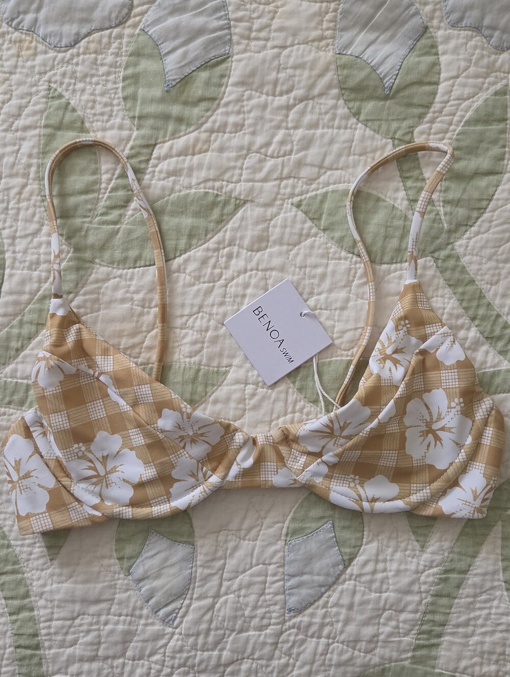 Benoa Swim Honey Palaka Shea Top